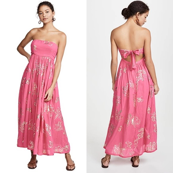Free People Dresses & Skirts - Free People Baja Babe Midi Dress #217